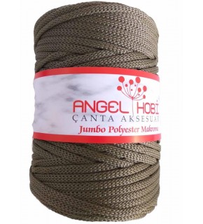 Çanta Aksesuar Haki Yeşil Renk 5 Mm Jumbo Polyester Makrome