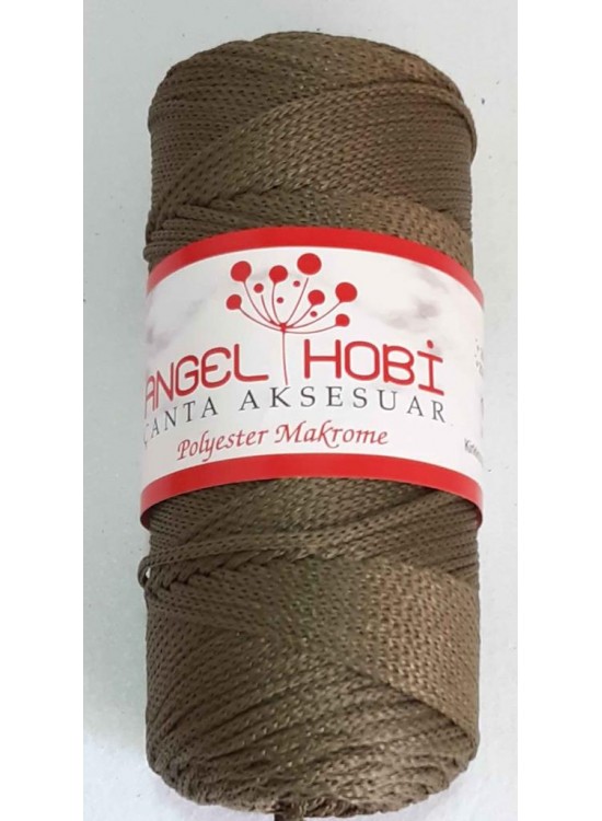 Çanta Aksesuar Haki Yeşil Renk Polyester Makrome