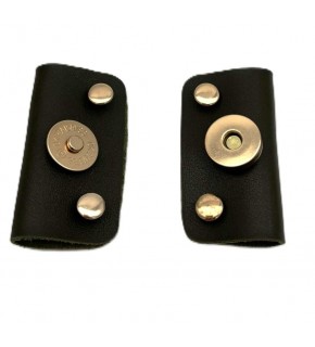 Çanta Aksesuar Haki Yeşil Suni Derili Troklu Mıknatıslı Çıtçıt Light Gold Metalli