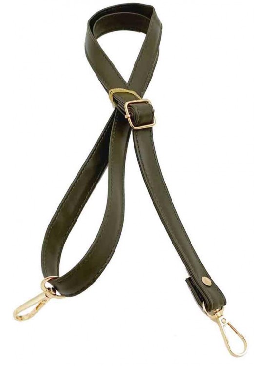 Çanta Aksesuar Haki Yeşili 125X2 Cm Çanta Sapı Sürgütlü Light Gold Metal