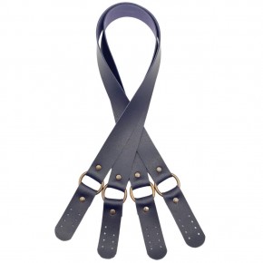 Çanta Aksesuar Haledört Model Suni Deri Çift Sap Lacivert Renk Antik Metalli