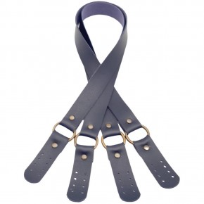 Çanta Aksesuar Haledört Model Suni Deri Çift Sap Lacivert Renk Antik Metalli