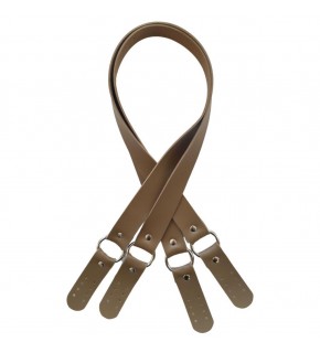 Çanta Aksesuar Haledört Model Suni Deri Çift Sap Vizon Renk Gümüş Metalli