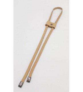 Çanta Aksesuar Ham Doğal Gerçek Deri Büzgü Füme Metalli