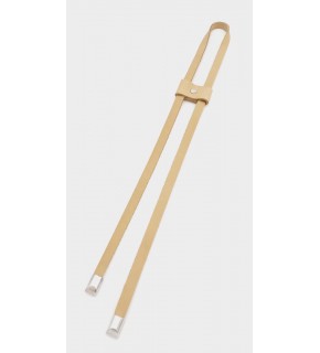 Çanta Aksesuar Ham Doğal Gerçek Deri Büzgü Gümüş Metalli