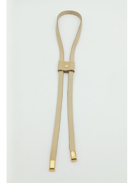 Çanta Aksesuar Ham (Doğal) Gerçek Deri Büzgü Light Gold Metalli Çanta Aksesuar Ham (Doğal) Gerçek Deri Büzgü Light Gold Metalli