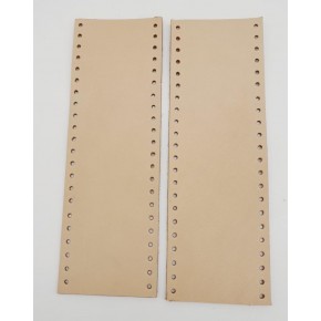 Çanta Aksesuar Ham Doğal Gerçek Deri Tutma Sapı 18X6 Cm Simit Sap