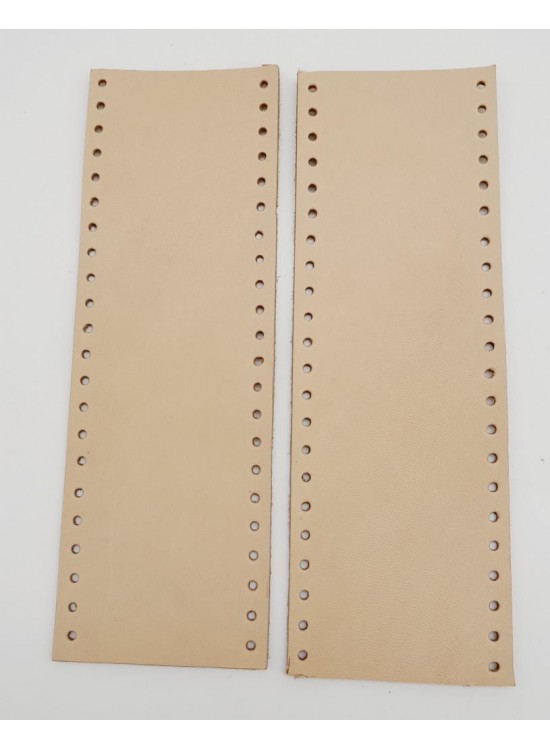 Çanta Aksesuar Ham Doğal Gerçek Deri Tutma Sapı 18X6 Cm Simit Sap