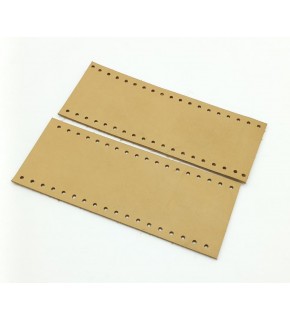 Çanta Aksesuar Ham Doğal Renk Gerçek Deri Tutma Sapı 15X6 Cm Simit Sap