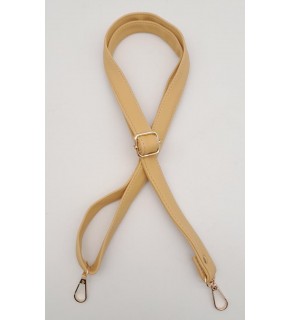 Çanta Aksesuar Hardal 125X2 Cm Sürgütlü Çanta Sapı Light Gold Metal