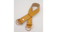 Çanta Aksesuar Hardal Gerçek Deri 37X2.3 Cm Çift Çanta Sapı Light Gold Metalli Çanta Aksesuar Hardal Gerçek Deri 37X2.3 Cm Çift Çanta Sapı Light Gold Metalli