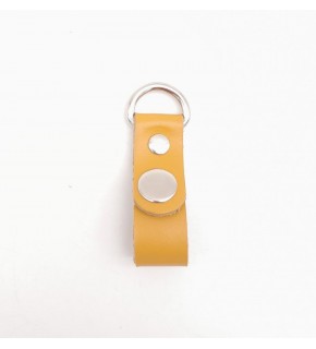 Çanta Aksesuar Hardal Gerçek Deri Çıtçıtlı Sapucu Böce Gümüş Metalli 1 Adet