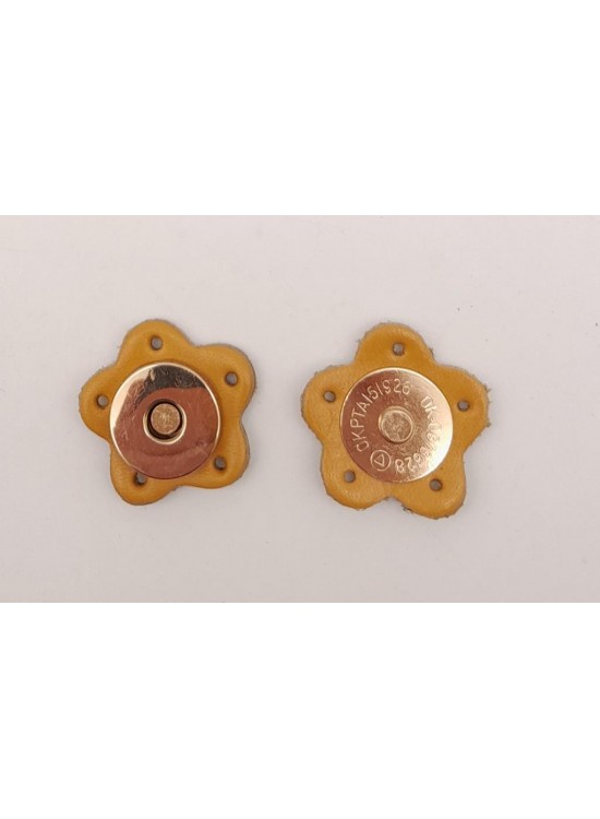 Çanta Aksesuar Hardal Gerçek Derili Çiçek Model Mıknatıslı Çıtçıt Light Gold Metalli Çanta Aksesuar Hardal Gerçek Derili Çiçek Model Mıknatıslı Çıtçıt Light Gold Metalli