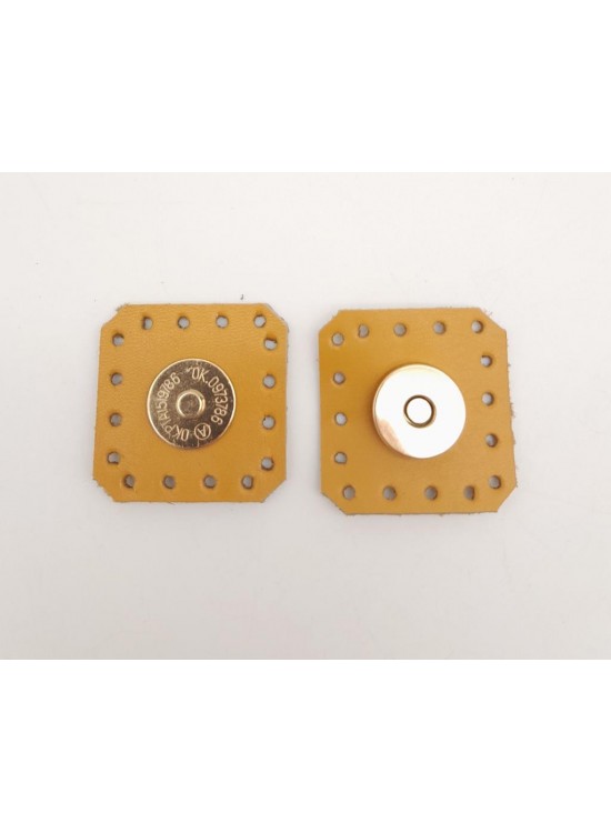 Çanta Aksesuar Hardal Gerçek Derili Kare Mıknatıslı Çıtçıt Light Gold Metalli Çanta Aksesuar Hardal Gerçek Derili Kare Mıknatıslı Çıtçıt Light Gold Metalli