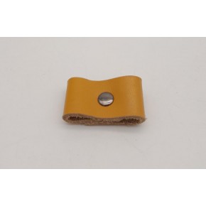 Çanta Aksesuar Hardal Renk Gerçek Deri Büzgülük Füme Metalli