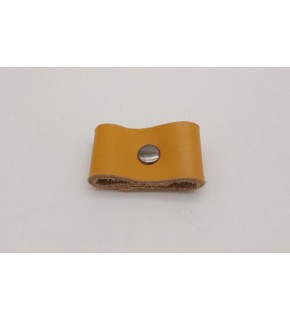 Çanta Aksesuar Hardal Renk Gerçek Deri Büzgülük Füme Metalli