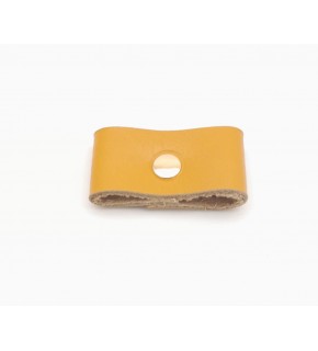 Çanta Aksesuar Hardal Renk Gerçek Deri Büzgülük Light Gold Metalli