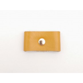 Çanta Aksesuar Hardal Renk Gerçek Deri Büzgülük Light Gold Metalli