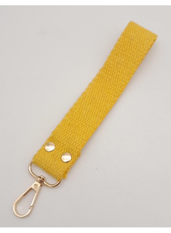 Çanta Aksesuar Hardal Renk Pamuklu Kolon Elcik Light Gold Metalli