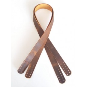 Çanta Aksesuar Hardal Sarı Crazy Oil Renk Gerçek Deri 70X2.3 Cm Çift Sap