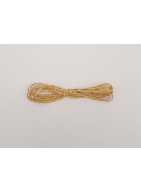 Çanta Aksesuar Hardal Sarı Mumlu Deri Dikme İpi 1 Metre