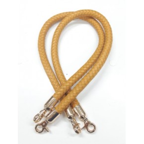 Çanta Aksesuar Hardal Sarı Renk, Örme Sap