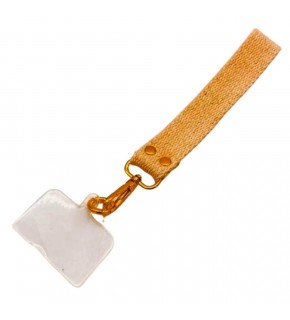 Çanta Aksesuar Hardal Sarı Renk Pamuklu  Telefon Bilek Askısı, Telefon Zinciri, Telefon Askısı, Tüm Telefon Kılıfları İçin Uygundur