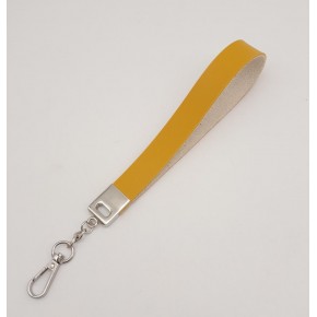 Çanta Aksesuar Hardal Tek Kat Suni Deri Zincirli Elcik Gümüş Metal