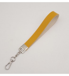 Çanta Aksesuar Hardal Tek Kat Suni Deri Zincirli Elcik Gümüş Metal