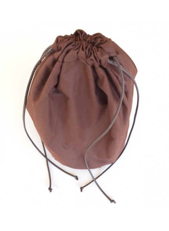 Çanta Aksesuar Hazır Kova Çanta Astarı Koyu Kahve