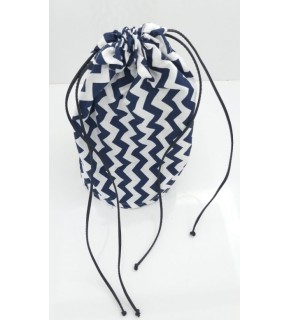 Çanta Aksesuar Hazır Kova Çanta Astarı Zigzag Desen