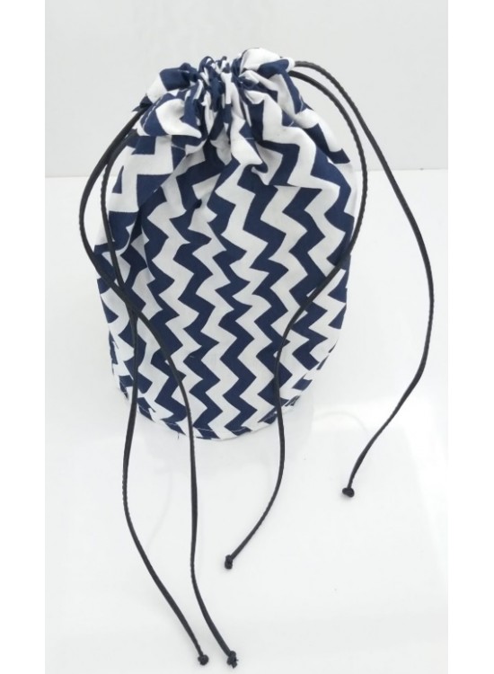 Çanta Aksesuar Hazır Kova Çanta Astarı Zigzag Desen