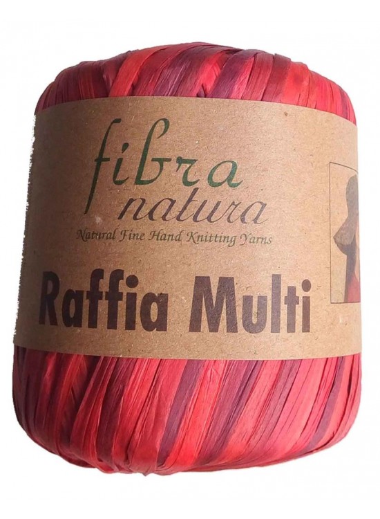 Çanta Aksesuar Himalaya Rafya Ebruli Kırmızı