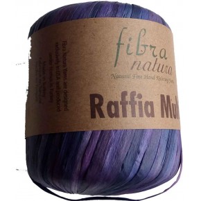 Çanta Aksesuar Himalaya Rafya, Ebruli Mor Renk