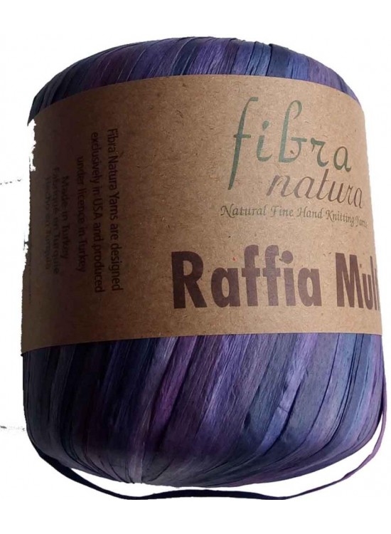 Çanta Aksesuar Himalaya Rafya, Ebruli Mor Renk