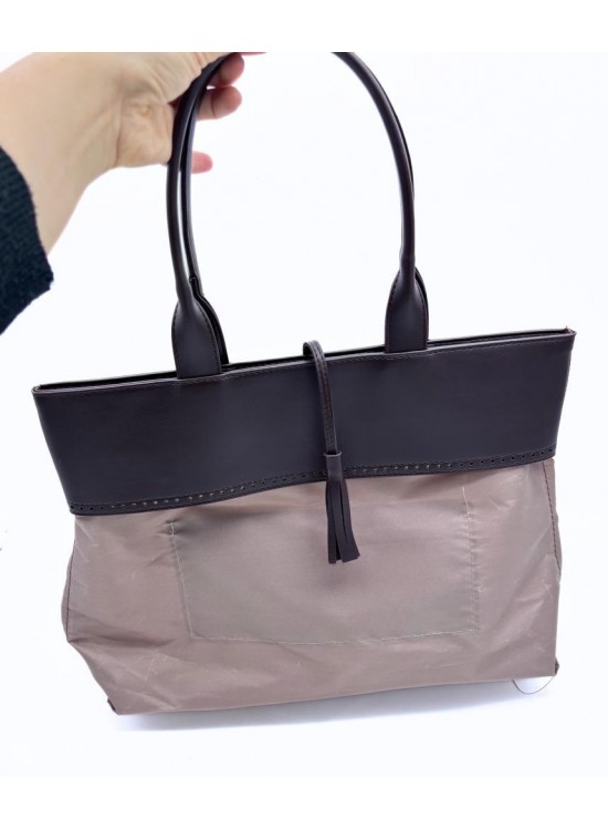 Çanta Aksesuar İda Model Çanta Yapım Aparatı  Koyu Kahve Light Gold Metalli