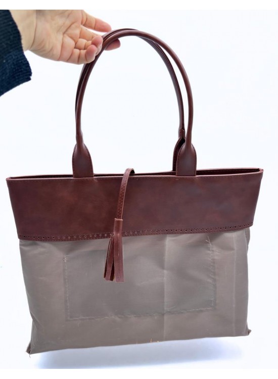 Çanta Aksesuar İda Model Çanta Yapım Aparatı  Taba Light Gold Metalli