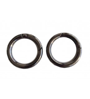 Çanta Aksesuar İkili 2.5 Cm Füme Yaylı Halka Örgü Çanta İçin