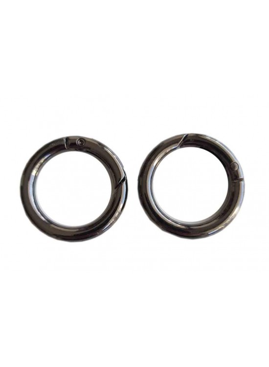 Çanta Aksesuar İkili 2.5 Cm Füme Yaylı Halka Örgü Çanta İçin