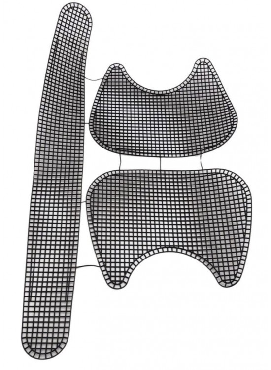 Çanta Aksesuar İkili Kedi Model Siyah Plastik Kanvas