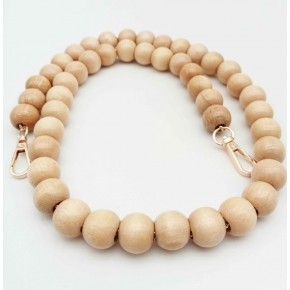 Çanta Aksesuar İnce Boncuklu 90 Cm Ahşap Sap