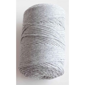 Çanta Aksesuar İnce Pamuk Makrome Açık Gri