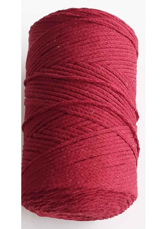 Çanta Aksesuar İnce Pamuk Makrome Bordo