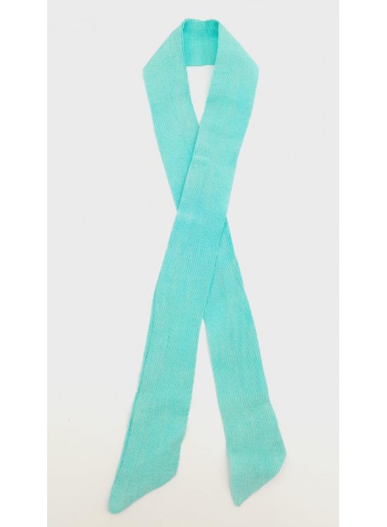 Çanta Aksesuar İpek Çanta Fuları Turkuaz Renk Çanta Aksesuar İpek Çanta Fuları Turkuaz Renk