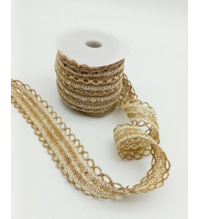 Çanta Aksesuar Jüt Şerit Süs No13