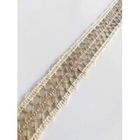 Çanta Aksesuar Jüt Şerit Süs No6