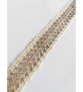 Çanta Aksesuar Jüt Şerit Süs No6