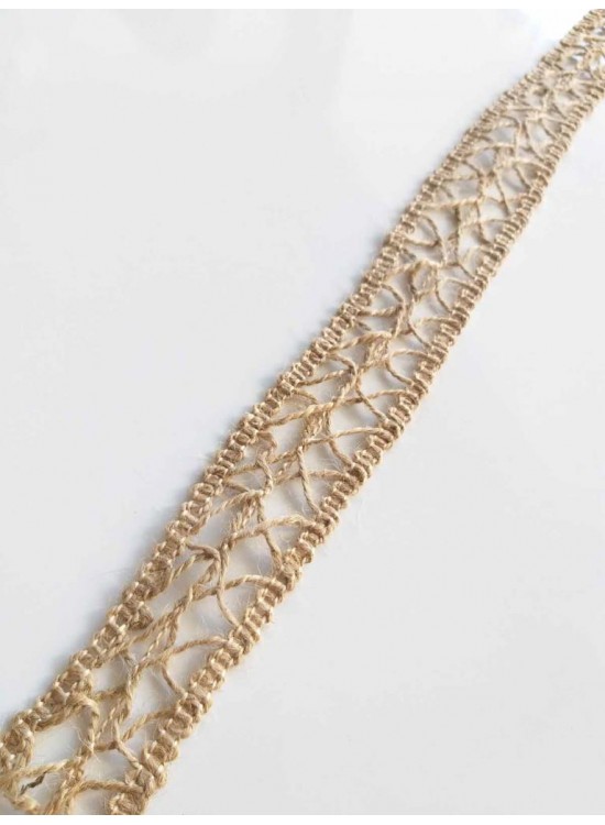 Çanta Aksesuar Jüt Şerit Süs No8 Çanta Aksesuar Jüt Şerit Süs No8