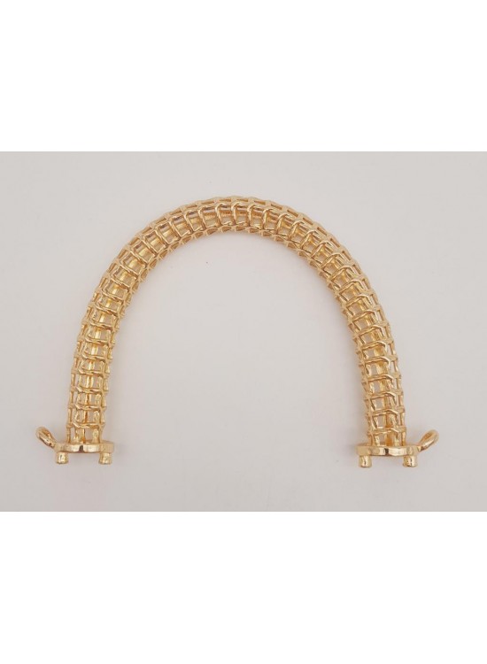 Çanta Aksesuar Kafes Model Light Gold Çanta Tutma Sapı