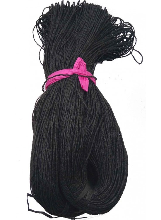 Çanta Aksesuar Kağıt İp Siyah Renk 500 Gr Çanta Aksesuar Kağıt İp Siyah Renk 500 Gr